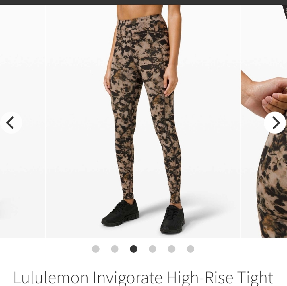 Lululemon Invigorate High Rise Tight sz 6